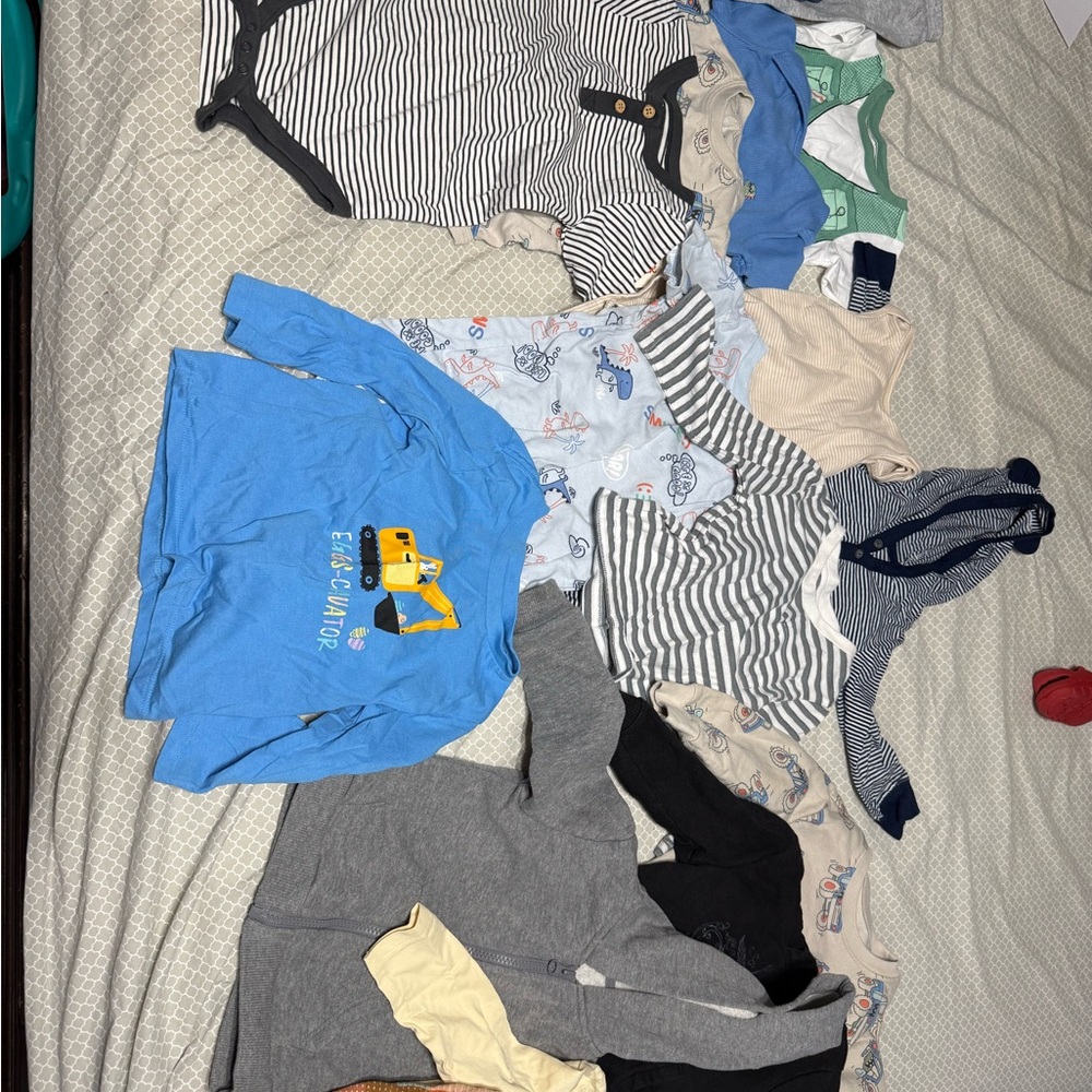 Assorted Baby Onesies and Outfits 18 month